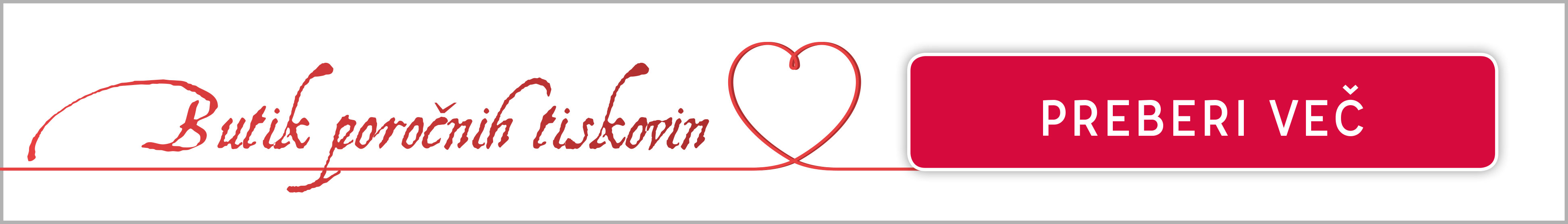 Butik poročnih tiskovin Lepote oblike